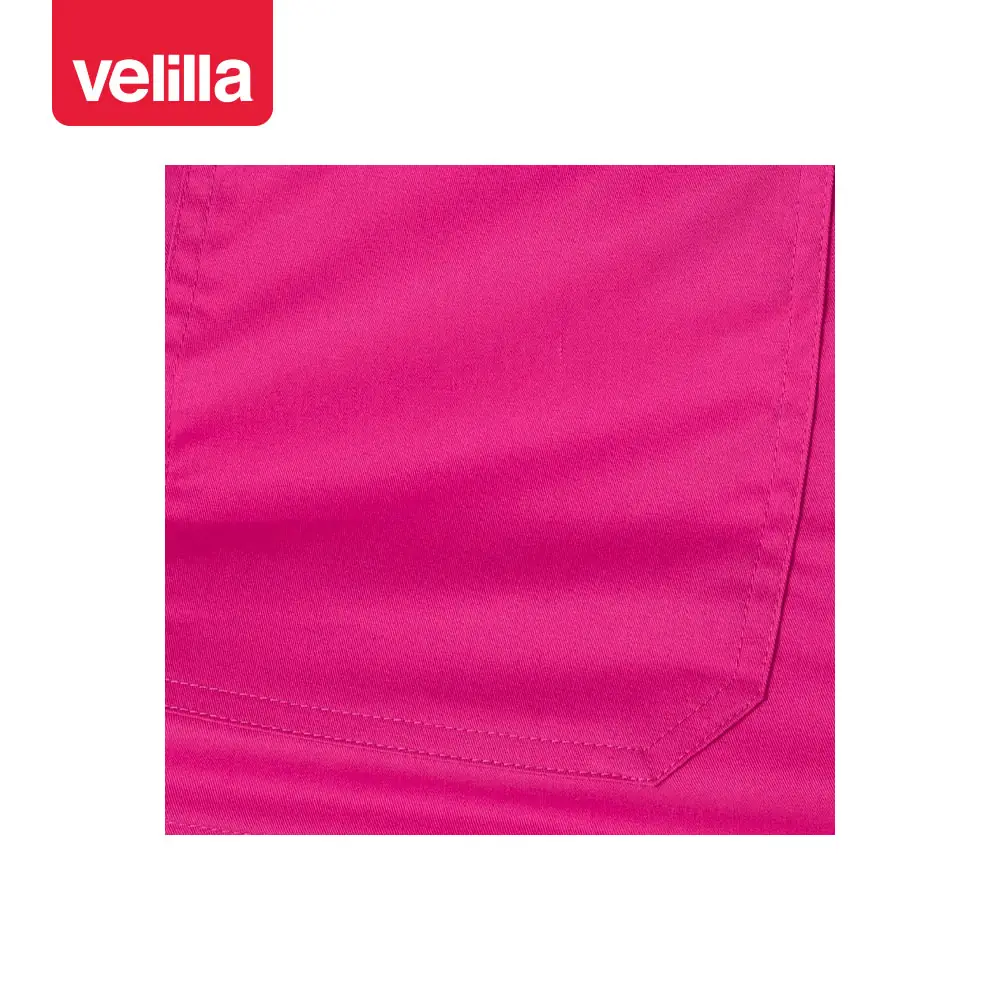 Camisola sanitaria stretch Velilla 535206S 15 Camisola sanitaria stretch Velilla 535206S Rosa magenta, detalle de costuras