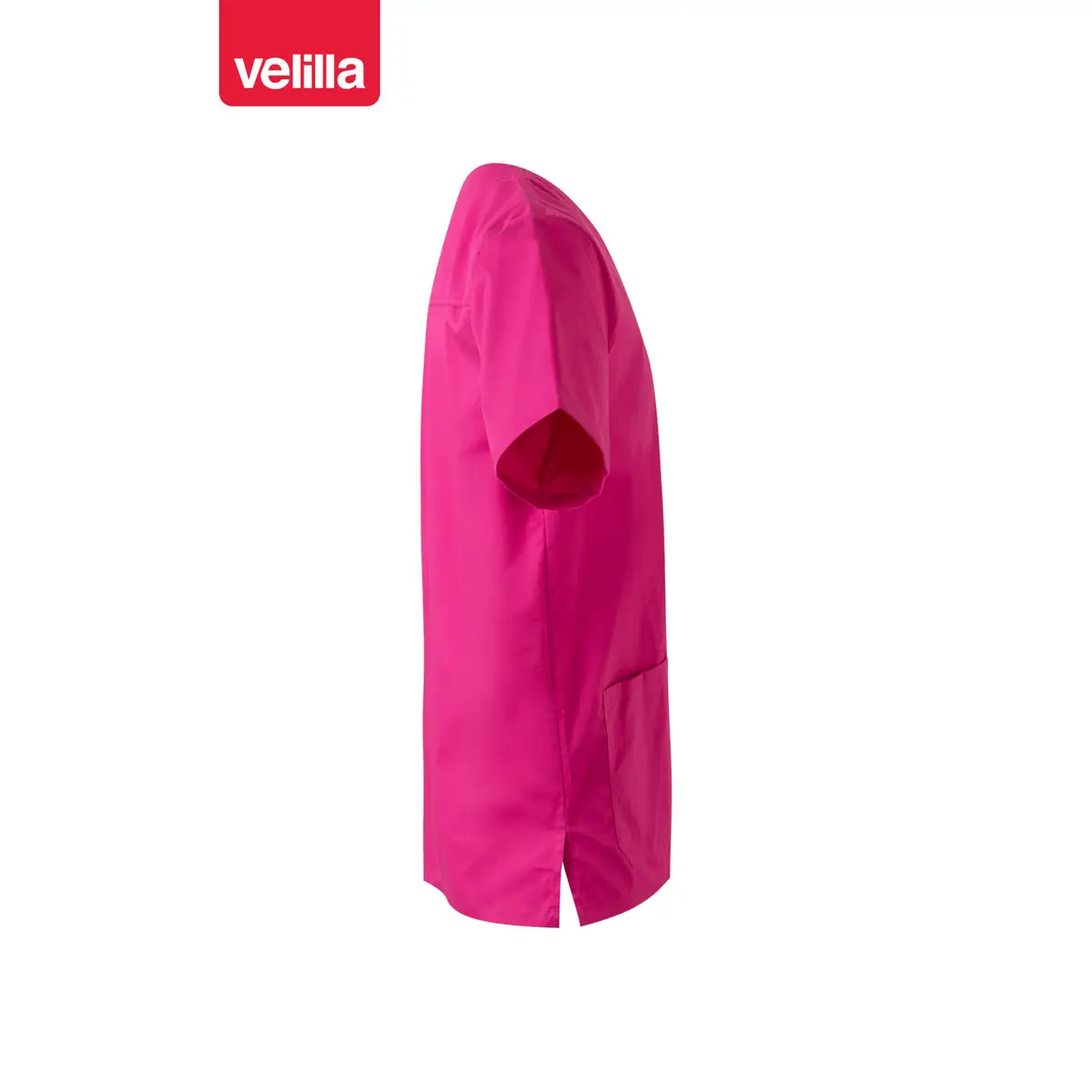 Camisola sanitaria stretch Velilla 535206S 61 Camisola sanitaria stretch Velilla 535206S Rosa magenta, vista lateral opuesto