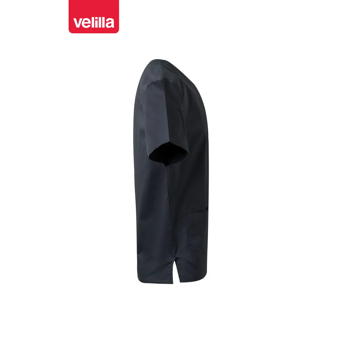 Camisola sanitaria stretch Velilla 535206S 21 Camisola sanitaria stretch Velilla 535206S Gris oscuro, vista lateral