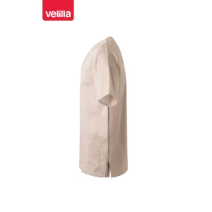 Camisola sanitaria stretch Velilla 535206S Beige claro, vista lateral opuesto