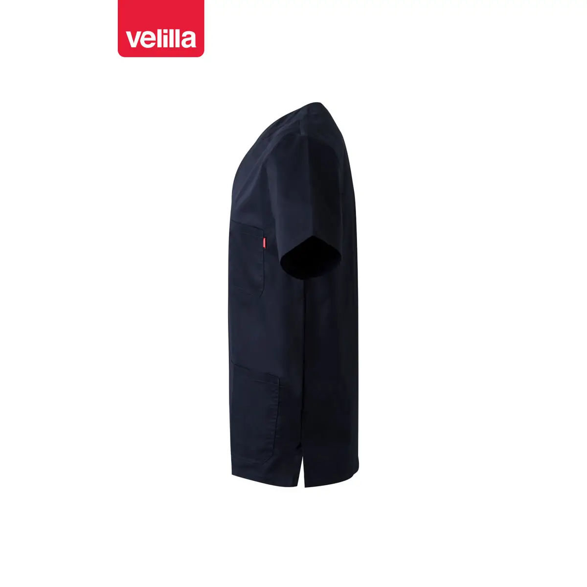 Camisola sanitaria stretch Velilla 535206S 30 Camisola sanitaria stretch Velilla 535206S Azul navy, vista lateral opuesto