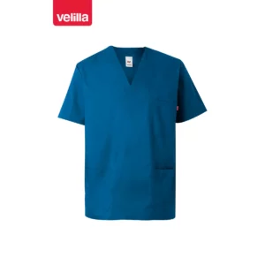 Camisola sanitaria stretch Velilla 535206S Azul royal, vista frontal