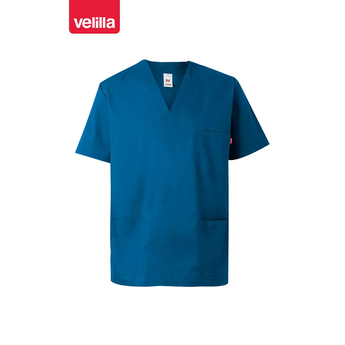 Camisola sanitaria stretch Velilla 535206S 32 Camisola sanitaria stretch Velilla 535206S Azul royal, vista frontal