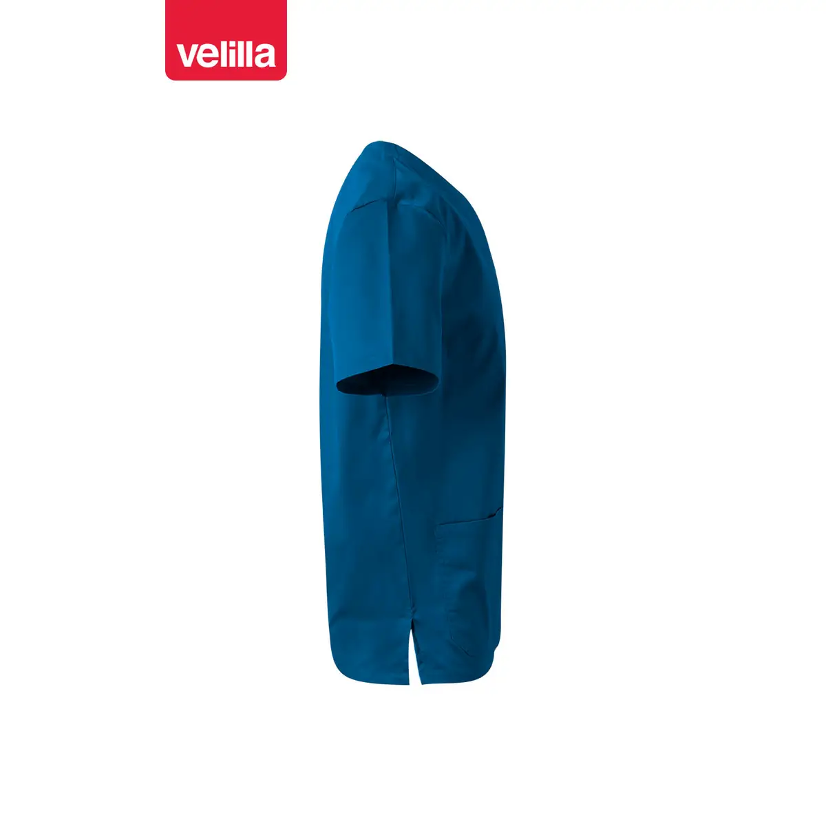 Camisola sanitaria stretch Velilla 535206S 33 Camisola sanitaria stretch Velilla 535206S Azul royal, vista lateral