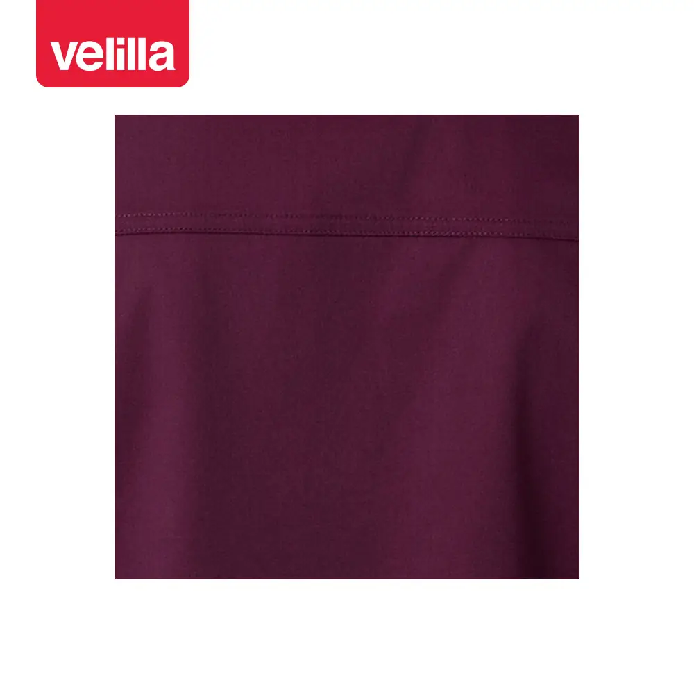 Camisola sanitaria stretch Velilla 535206S 19 Camisola sanitaria stretch Velilla 535206S Berenjena, detalle de costuras