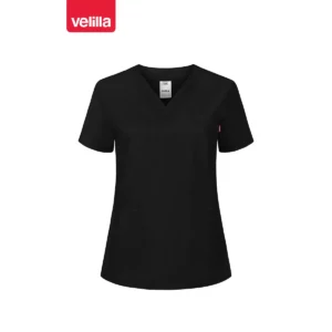 Camisola sanitaria stretch mujer Velilla 535206SW Negro, vista frontal