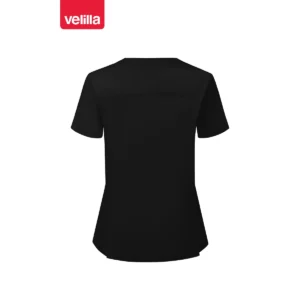 Camisola sanitaria stretch mujer Velilla 535206SW Negro, vista trasera