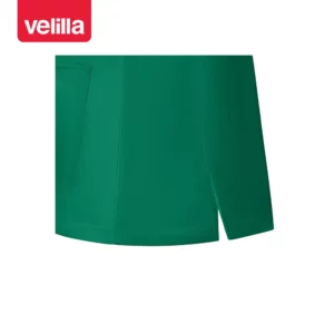 Camisola sanitaria stretch mujer Velilla 535206SW Verde, detalle de abertura lateral