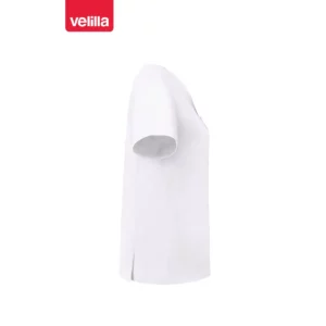 Camisola sanitaria stretch mujer Velilla 535206SW Blanco, vista lateral opuesto