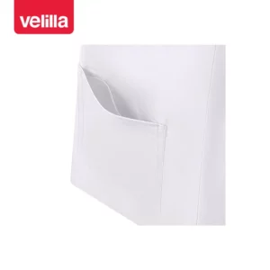 Camisola sanitaria stretch mujer Velilla 535206SW Blanco, detalle de bolsillo inferior