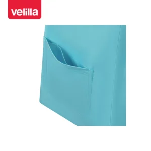 Camisola sanitaria stretch mujer Velilla 535206SW Turquesa claro, detalle de bolsillo inferior