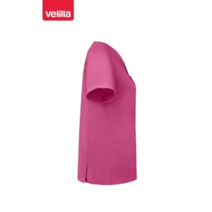 Camisola sanitaria stretch mujer Velilla 535206SW Rosa magenta, vista lateral opuesto
