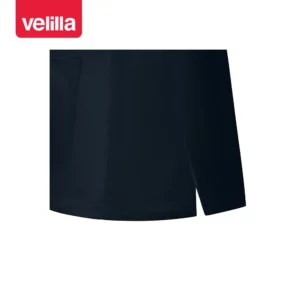 Camisola sanitaria stretch mujer Velilla 535206SW Azul navy, detalle de abertura lateral