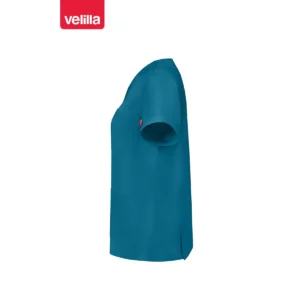 Camisola sanitaria stretch mujer Velilla 535206SW Azul royal, vista lateral