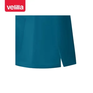 Camisola sanitaria stretch mujer Velilla 535206SW Azul royal, detalle de abertura lateral