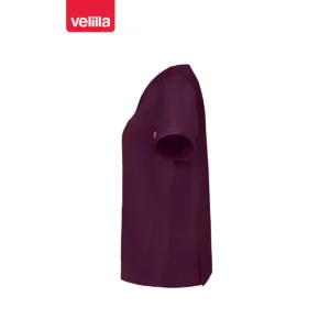 Camisola sanitaria stretch mujer Velilla 535206SW Berenjena, vista lateral
