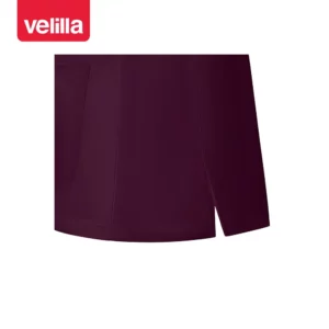 Camisola sanitaria stretch mujer Velilla 535206SW Berenjena, detalle de abertura lateral