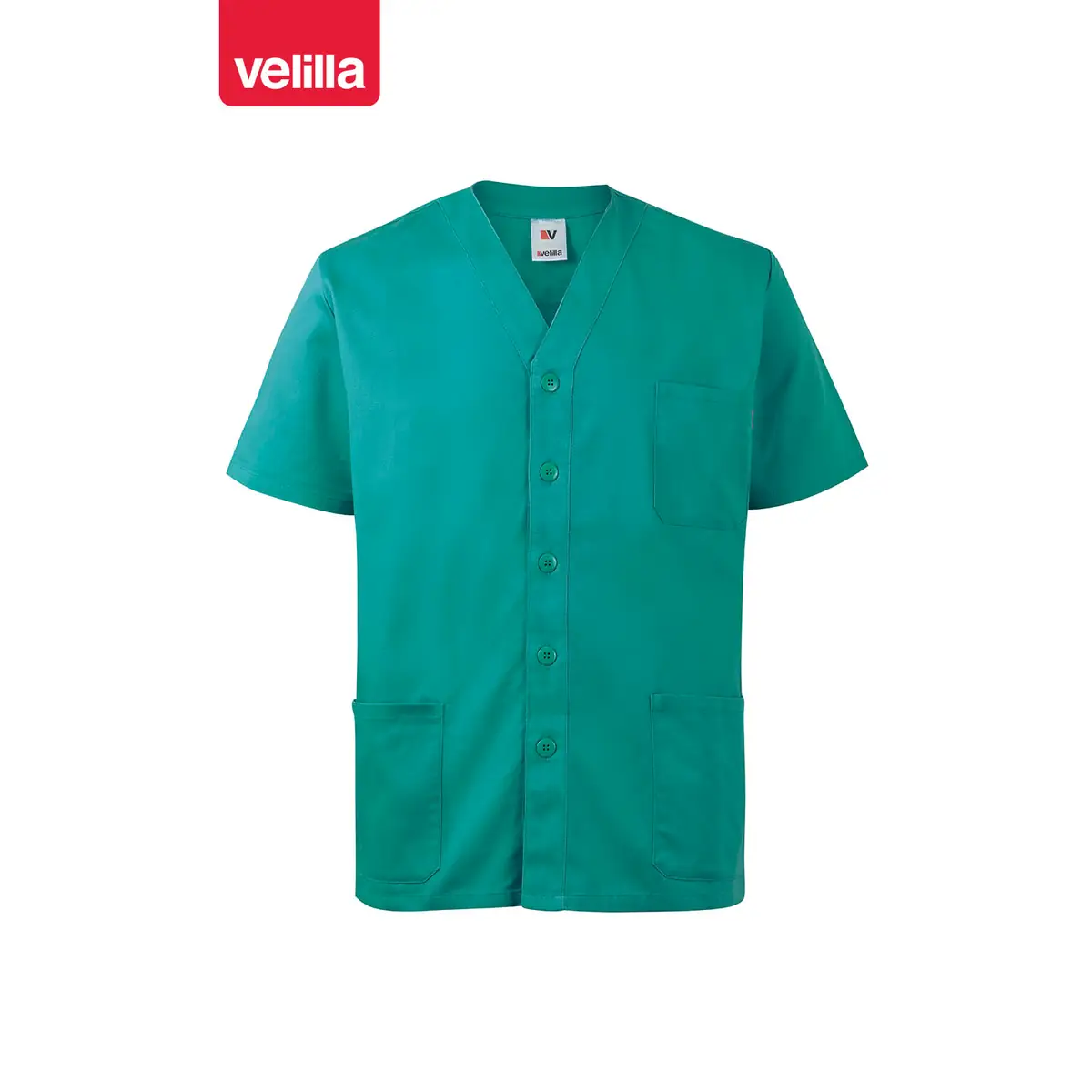 Chaqueta de pijama sanitario Velilla 535209 9 Chaqueta de pijama sanitario Velilla 535209 Verde, vista frontal