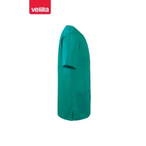 Chaqueta de pijama sanitario Velilla 535209 Verde, vista lateral opuesto