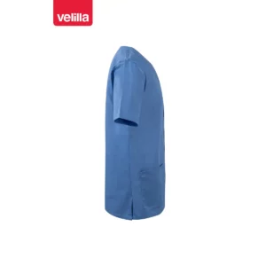 Chaqueta de pijama sanitario Velilla 535209 Celeste, vista lateral opuesto