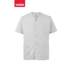 Chaqueta de pijama sanitario Velilla 535209 Blanco, vista frontal
