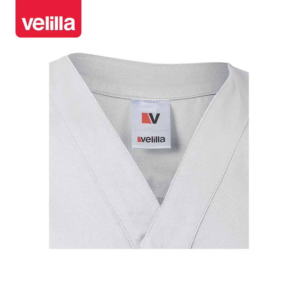 Chaqueta de pijama sanitario Velilla 535209 13 Chaqueta de pijama sanitario Velilla 535209 Blanco, detalle de cuello