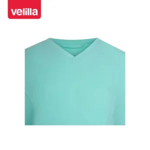 Camisola sanitaria unisex Velilla CYRUS 535220S Fiyi, detalle de cuello