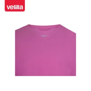 Camisola sanitaria unisex Velilla CYRUS 535220S Orquídea, detalle de cuello