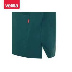 Camisola sanitaria unisex Velilla CYRUS 535220S Verde jungla, detalle de abertura lateral