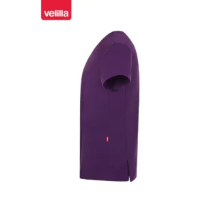 Camisola sanitaria unisex Velilla CYRUS 535220S Ciruela, vista lateral