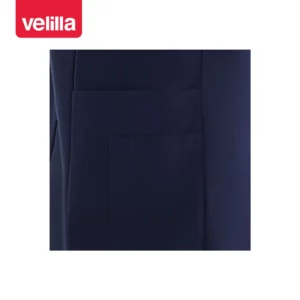 Camisola sanitaria unisex Velilla CYRUS 535220S Azul noche, detalle de bolsillo