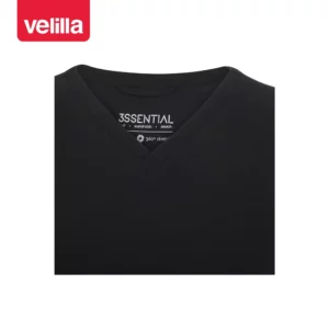Camisola sanitaria mujer Velilla STELLA 535221S Negro, detalle de cuello