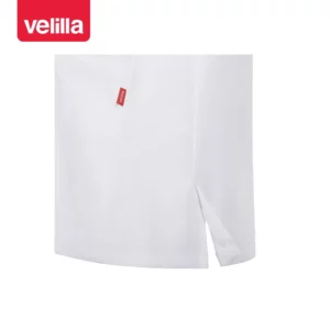 Camisola sanitaria mujer Velilla STELLA 535221S Blanco, detalle de abertura posterior