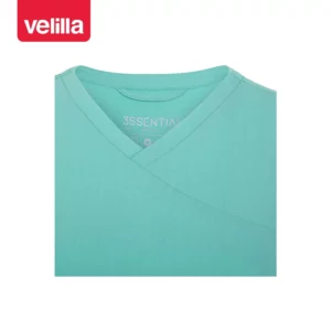 Camisola sanitaria mujer Velilla STELLA 535221S Fiyi, detalle de cuello