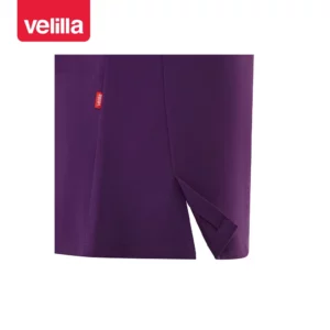 Camisola sanitaria mujer Velilla STELLA 535221S Ciruela, detalle de abertura posterior