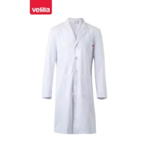 Bata semientallada hombre Velilla 539001 Blanco, vista frontal