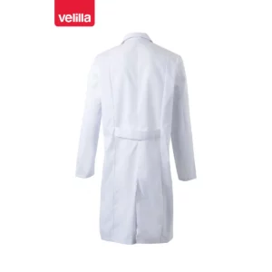 Bata semientallada hombre Velilla 539001 Blanco, vista trasera