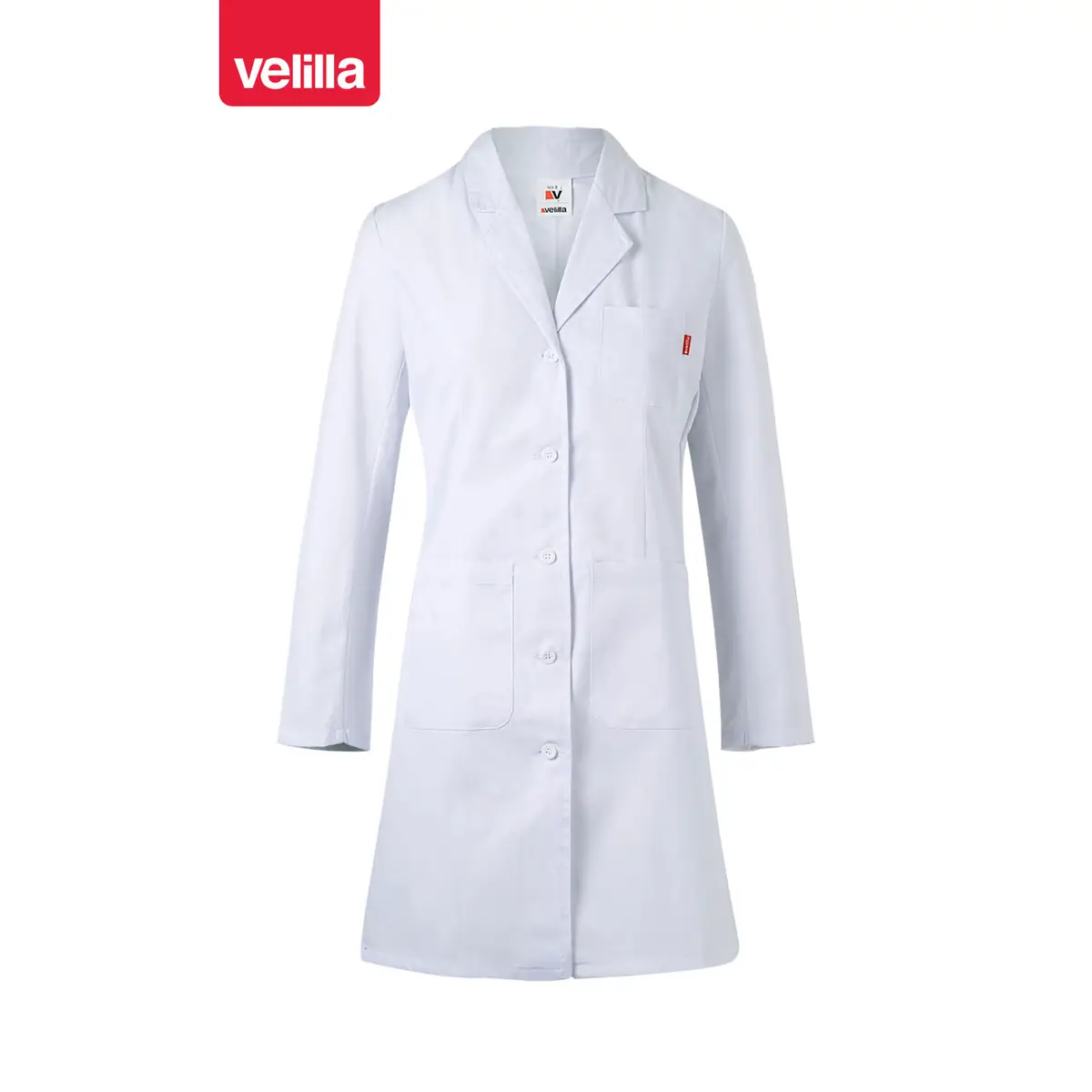 Bata manga larga mujer Velilla 539002 1 Bata manga larga mujer Velilla 539002 Blanco, vista frontal