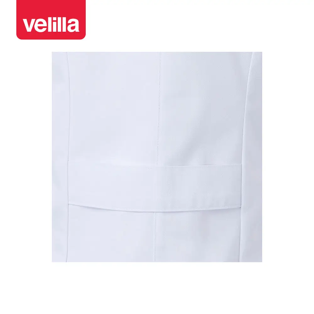 Bata manga larga mujer Velilla 539002 7 Bata manga larga mujer Velilla 539002 Blanco, detalle de cinturón posterior