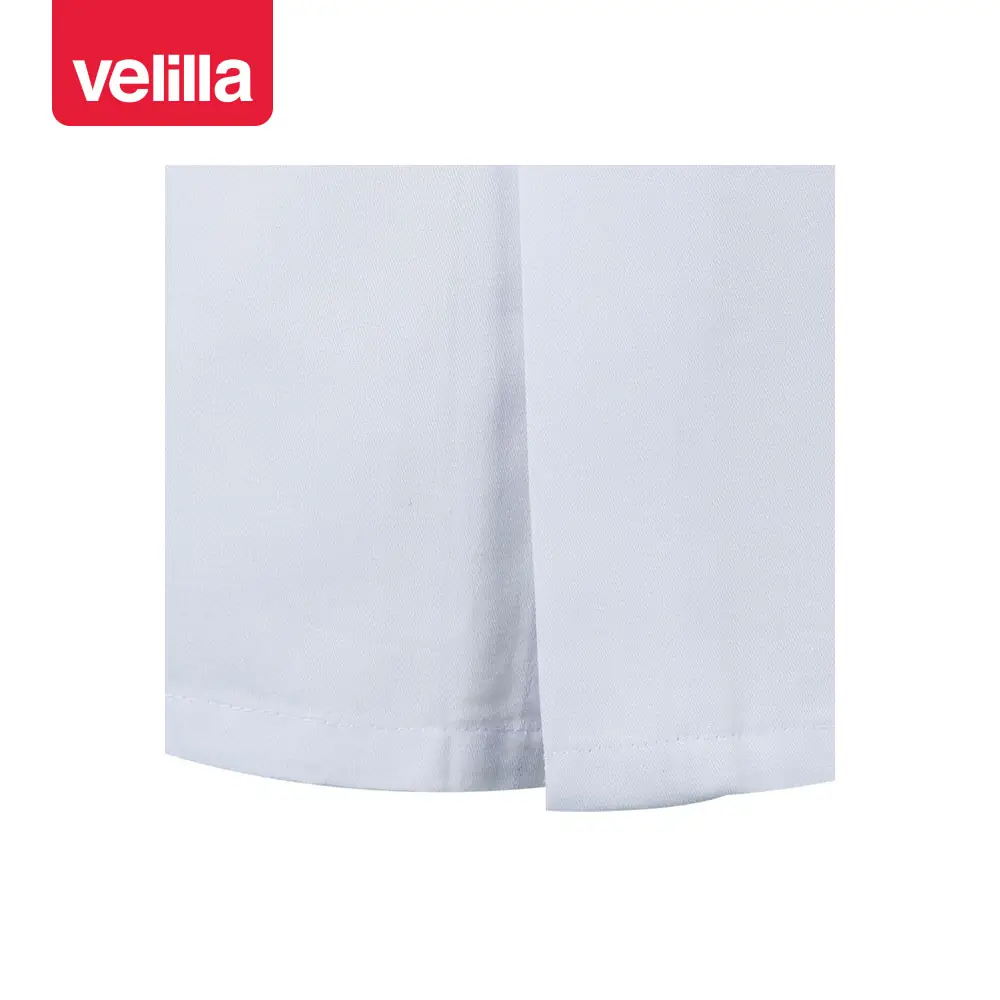 Bata manga larga mujer Velilla 539002 8 Bata manga larga mujer Velilla 539002 Blanco, detalle de abertura posterior