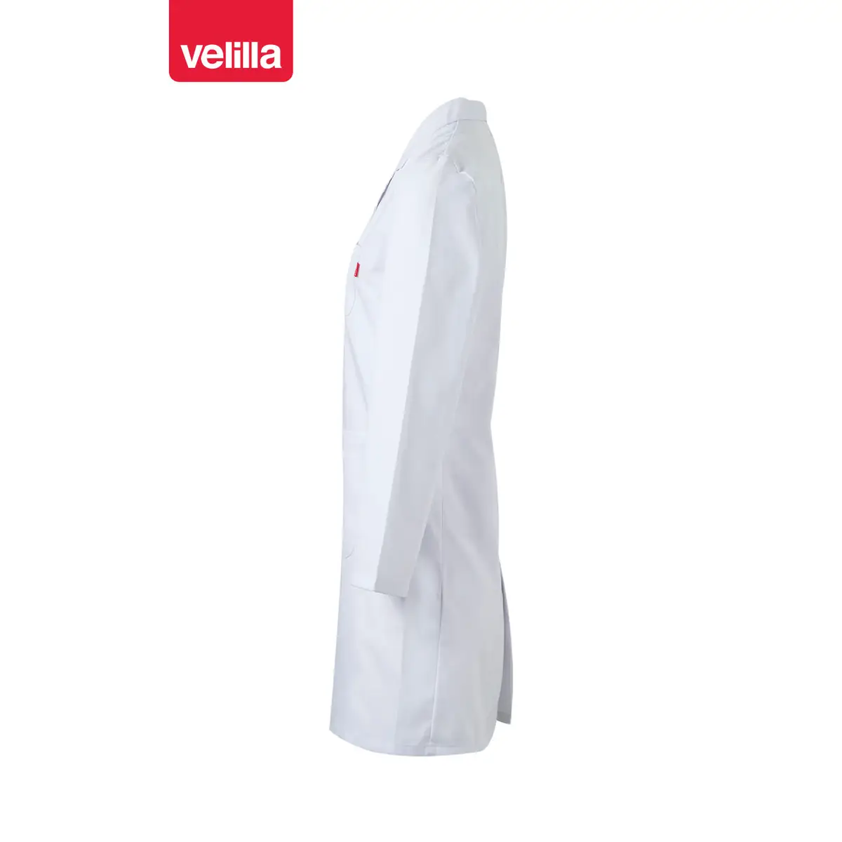 Bata manga larga mujer Velilla 539002 3 Bata manga larga mujer Velilla 539002 Blanco, vista lateral opuesto