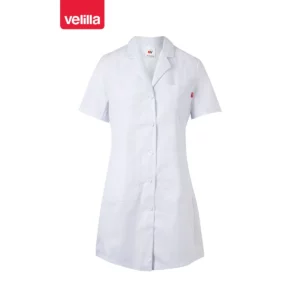 Bata manga corta mujer Velilla 539003 Blanco, vista frontal
