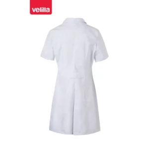 Bata manga corta mujer Velilla 539003 Blanco, vista trasera