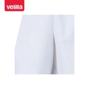 Bata stretch cuello mao hombre Velilla 539006S Blanco, detalle de manga