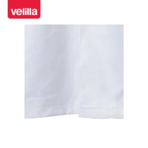 Bata stretch corta hombre Velilla 539008S Blanco, detalle de abertura posterior