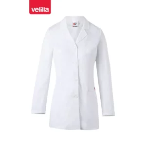 Bata stretch corta mujer Velilla 539009S Blanco, vista frontal