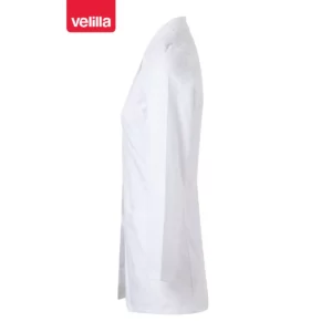 Bata stretch corta mujer Velilla 539009S Blanco, vista lateral opuesto