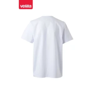 Camisola sanitaria manga corta Velilla 587 Blanco, vista trasera