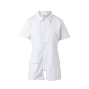 Camisola con cremallera Velilla 590 Blanco, vista frontal
