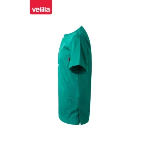 Chaqueta de pijama sanitario Velilla 599 Verde, vista lateral opuesto